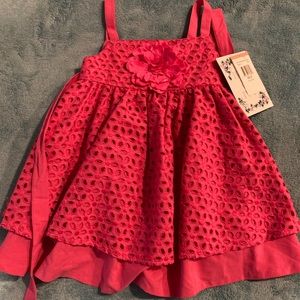Iris & Ivy pink 2t dress NWT